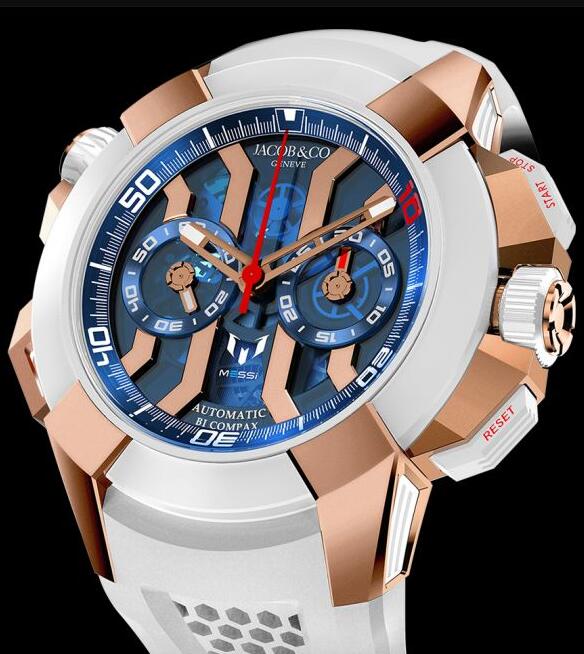 Jacob & Co EPIC X CHRONO MESSI ROSE GOLD EC313.42.PE.AA.A Replica watch